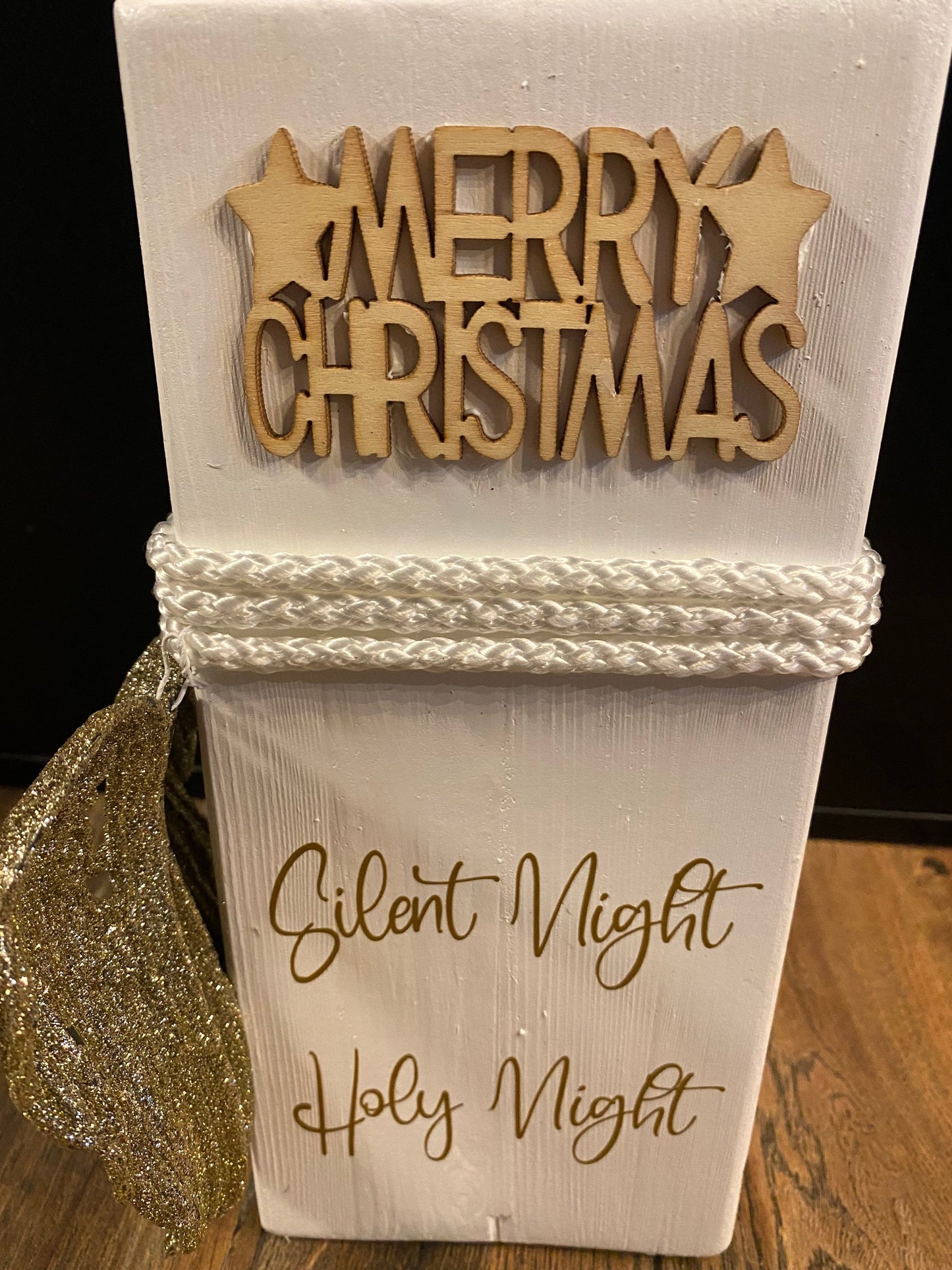 Weihnachtsdeko Poller Christkind Säule Engel Weihnachten Kerzen Advent xmas Balken Christmas Kanthölzer Manapal maritime Deko Adventslicht