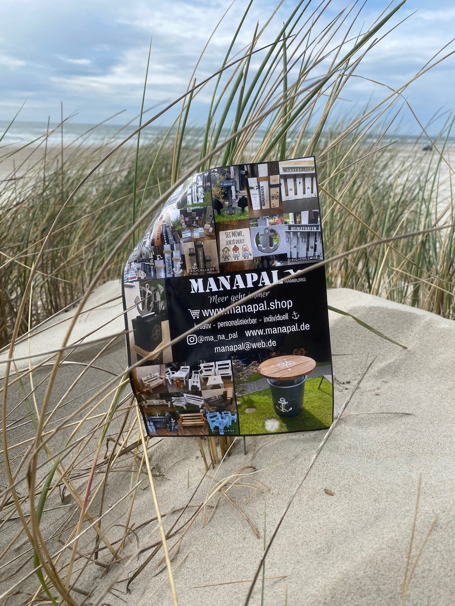 Lieblingsplatz Holzschild Wandschild Schild Heimathafen Manapal maritime Deko