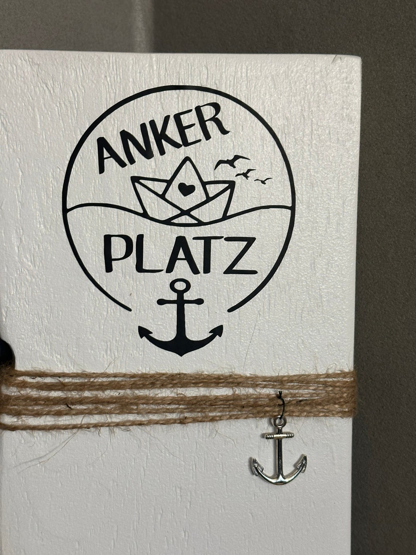Personalisierte Holzlatte Brett 100cm mit Ihrem Namen oder Wunschtext, Heimathafen Lieblingsinsel Koordinaten Datum Hochzeit Jubiläum