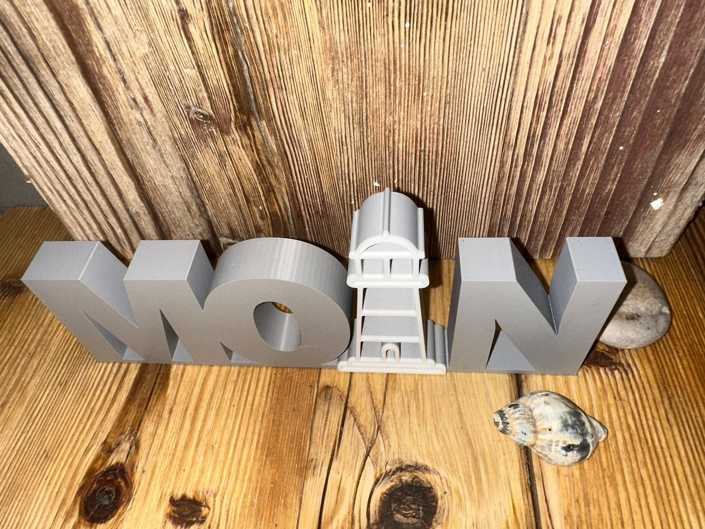Take More Sea Time – 3D Printed Decor Sign | Coastal Table Decoration, Handmade Gift for Ocean Lovers, Nautical Style