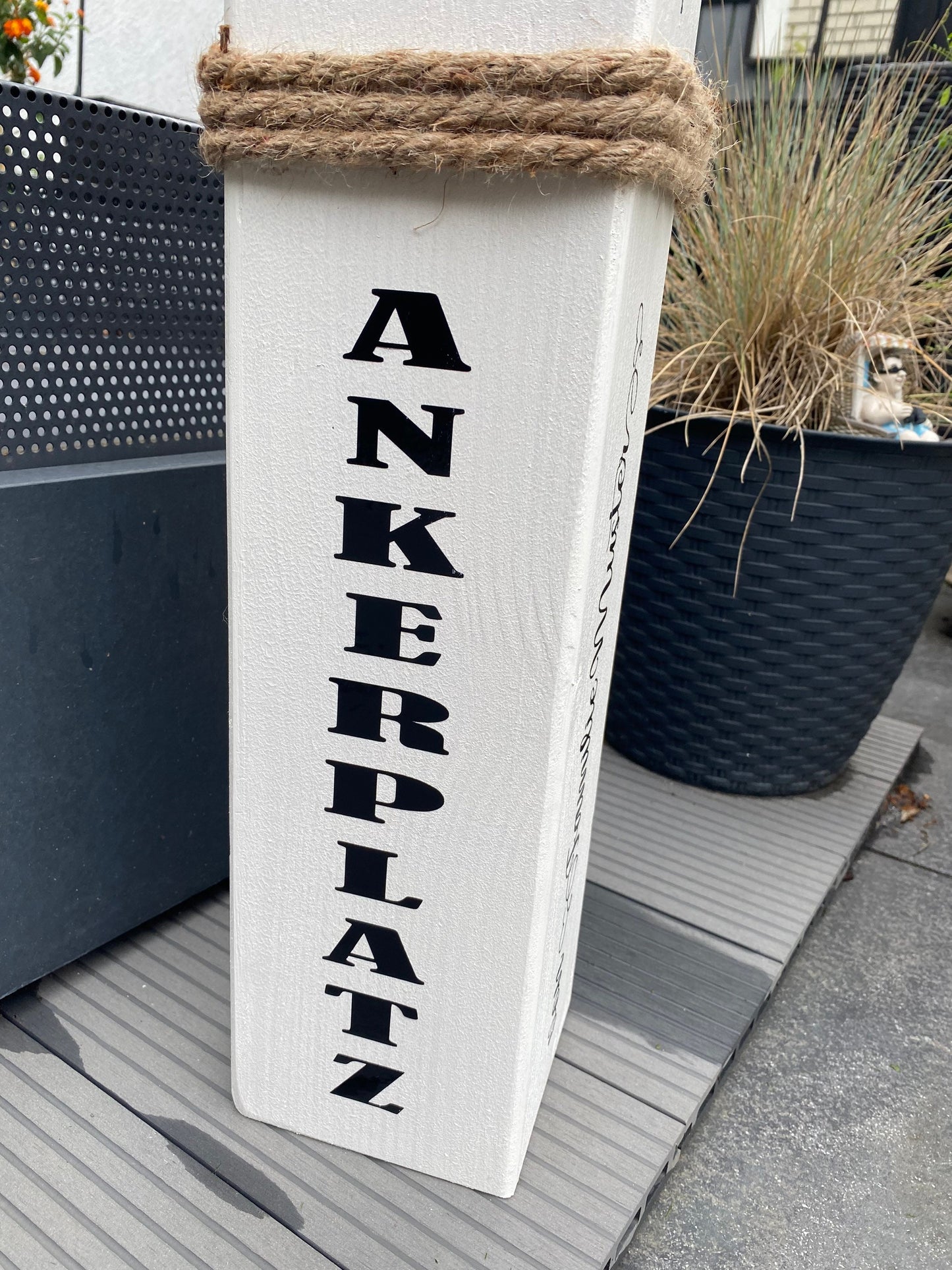 Anchorage Home Port Family name personalized Color choice possible Name Bollard maritime decoration Gifts
