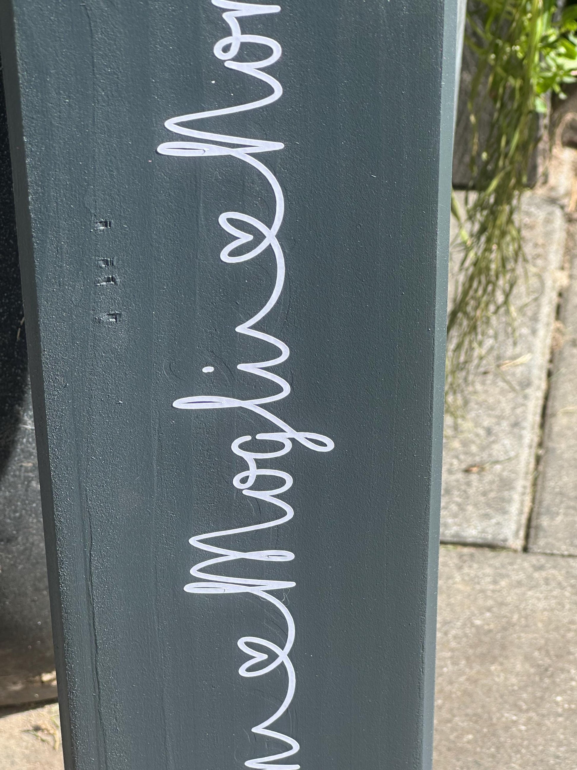 Personalized Wooden Pillar for Pet Lovers | Happiness has 4 Paws | Custom Pet Memorial Gift